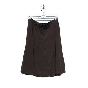 Brown Midi Skirt